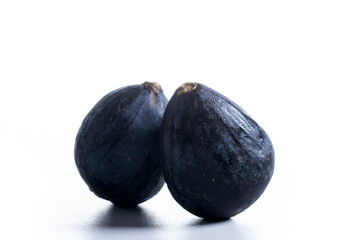 Fresh figs isolated on white background