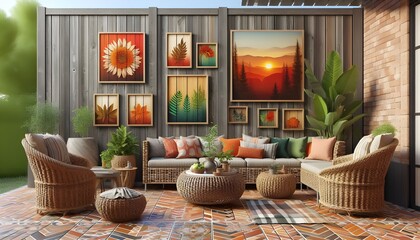 Obraz premium modern living room