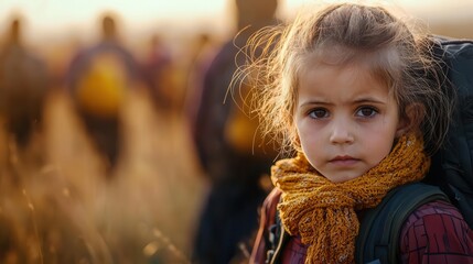 Fototapeta premium Deportation process overseen by humanitarian aid workers