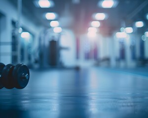 blurred gym background