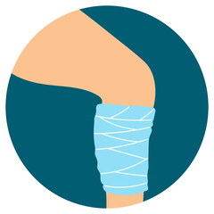 Injury and Pain Treatment Illustrations