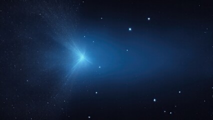 Obraz premium Abstract dark Gray digital background with sparkling blue light particles form into lines