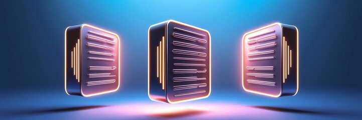 hosting white cloud with blue background. Cloud storage technology and online data storage, cloud computing,