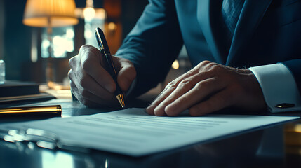 Avocat signe accord corporate, professionnel et précis