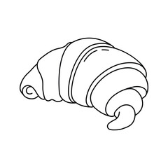 French cuisine, croissant vector design, breakfast, bakery icon