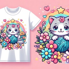 T-shirts are a wardrobe essential, known for their comfort, versatility, and casual style. Typically made from soft, breathable fabrics, they feature a simple design with a round neckline