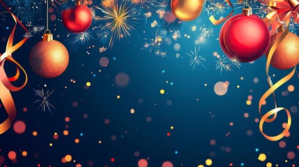 Happy New Year 2025 Background Design. Greeting Cards, Banners, Posters. Vector Illustration. generative ai