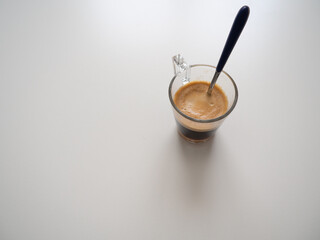 ready to drink coffee white background