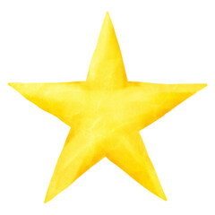 Obraz premium Yellow star png weather sticker, transparent background