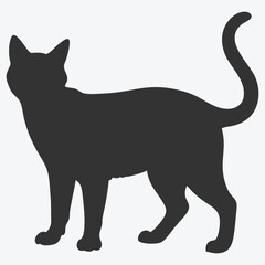 Stunning Cat Silhouette Vector Art, Perfect for Your Design Projects