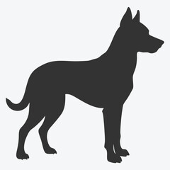 Dog Silhouette Vector Art , The Ultimate Collection of Canine Outlines for Your Designs