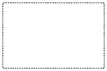 Png boho art tribal doodle sketch frame