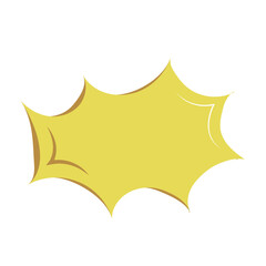 Png yellow pow sticker, transparent background