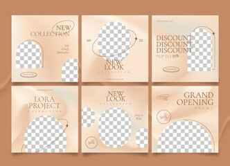 Skin care social media post template