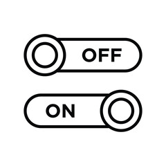 electric switch icon vector design template simple and clean