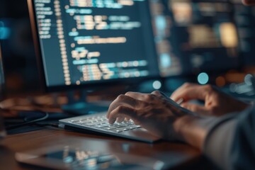 A team of tech experts brainstorming new cyber security measures, utilizing their collective knowledge and digital tools to enhance safety