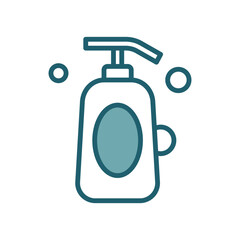 shampoo icon vector design template simple and clean