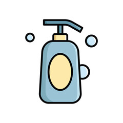 shampoo icon vector design template simple and clean