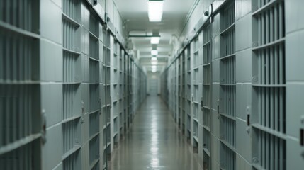 Correctional facility showing the harsh conditions of captivity and limited freedoms