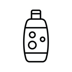 shampoo icon vector design template simple and clean
