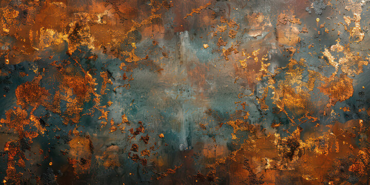 Grunge rusted metal texture, rust and oxidized metal background. Old metal iron panel.