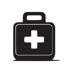 Fototapeta premium first aid kit icon