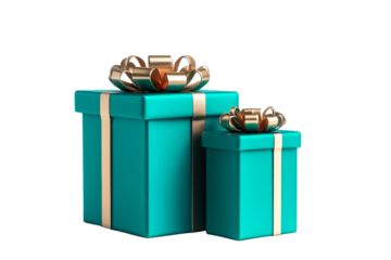 Sleek 3D glass gift box with Cyber Monday text etched on surface isolated on transparent background 