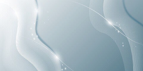 Futuristic Modern abstract background with wavy lines. Digital technology concept. vector illustration. Abstract background design.