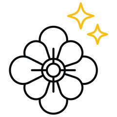 Obraz premium Luxurious Scents Icon Design. Represents Luxury Fragrances, High-End Perfumes, Aromatic Scents, Premium Smell. Vector icon.