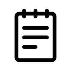 notes glyph icon