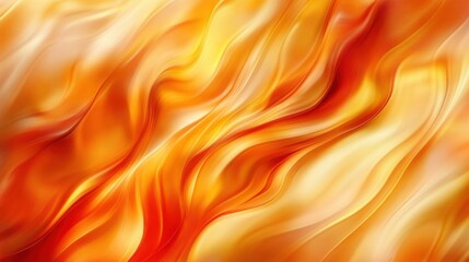 Fiery Abstract Waves