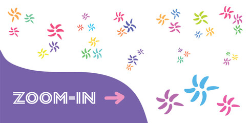 Colorful Decoration Design. Confetti Elements Vector Set