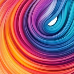 Fototapeta premium Abstract Swirling Rainbow Colors Background