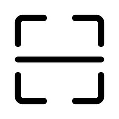 scanner glyph icon