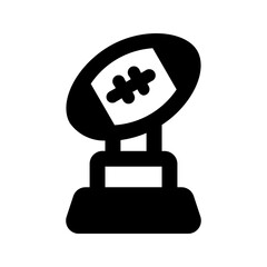 trophy glyph icon