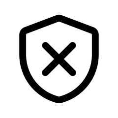 unprotected glyph icon