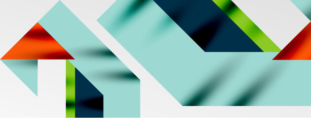 Dynamic lines and triangles. Vector Illustration For Wallpaper, Banner, Background, Card, Book Illustration, landing page