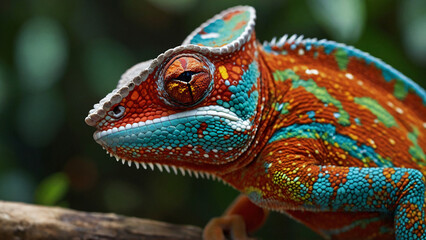 Kameleon w naturalnym środowisku. Generative AI.