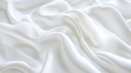 Obraz premium Soft white cloth are simple yet elegant for graphic design or wallpaper.