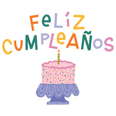 feliz cumpleaños , This is a birthday card with the words 