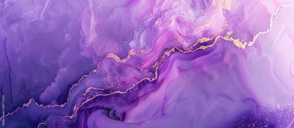 Poster purple marble background with mixed colors. copy space image. place for adding text and design