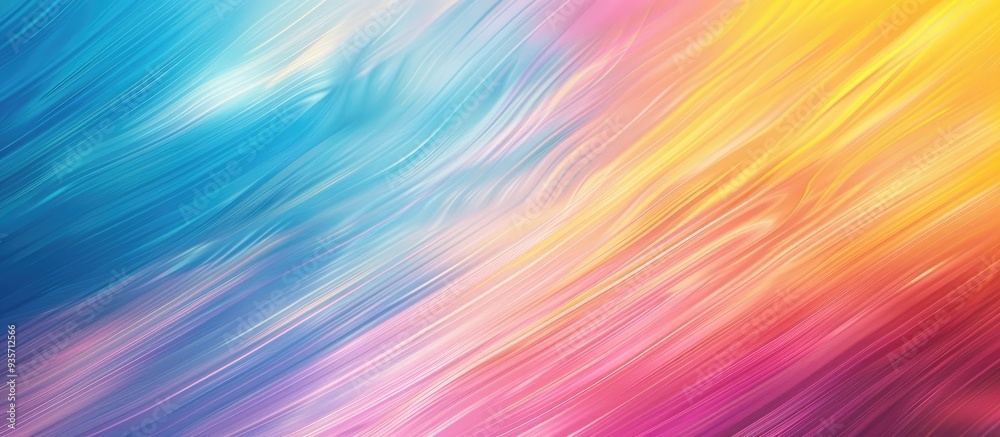 Poster light abstract gradient background with motion blur colorful lines create a textured wallpaper. copy