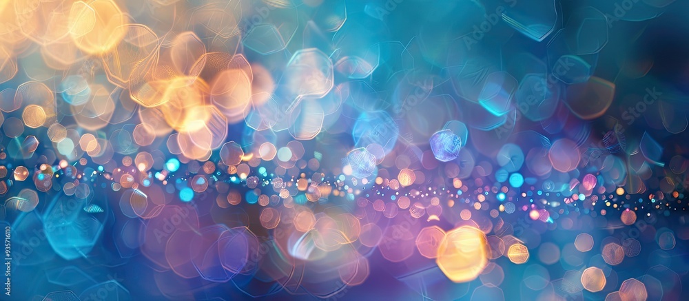 Poster abstract blurred background defocused portrait lens view bokeh backdrop blank design graphic resourc