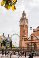 Fototapeta premium Big Ben + London Eye