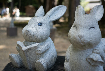 出雲大社の兎たち