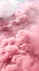 pink dust background
