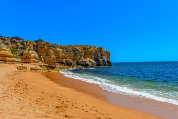 Praia da Coelha in Albufeira, Algarve (Portugal)