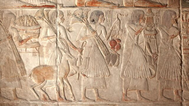 Ancient Egyptian wall 4k