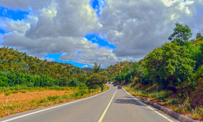 N266 Richtung Monchique, Algarve (Portugal)  