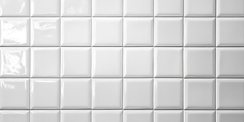 Naklejka premium White Tiles Texture